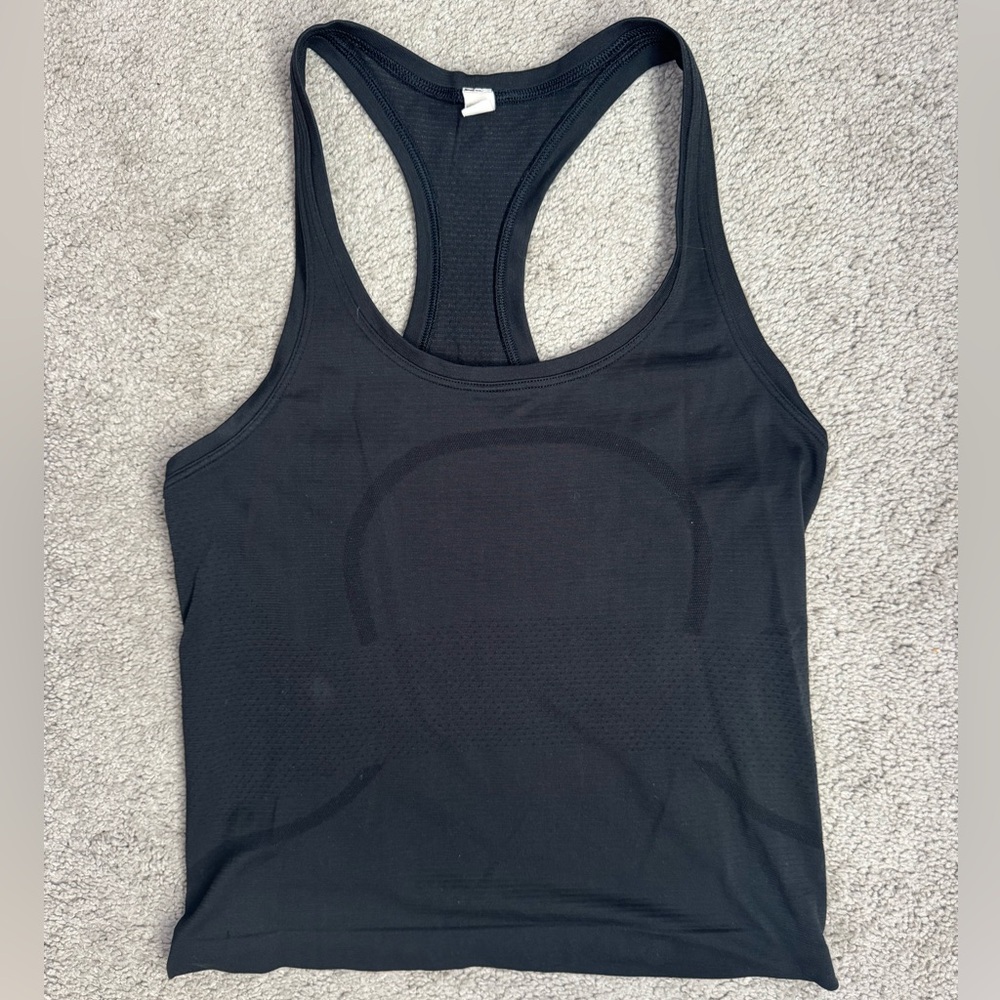 Lululemon Athletica Swiftly Tech Race Length Black Tank Top